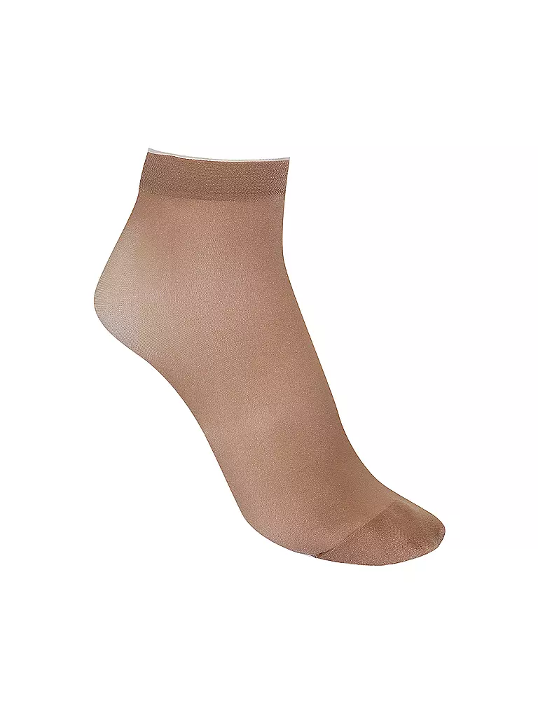 ITEM M6 | Socquettes INVISIBLE 15 Den milk chocolate | Marron clair