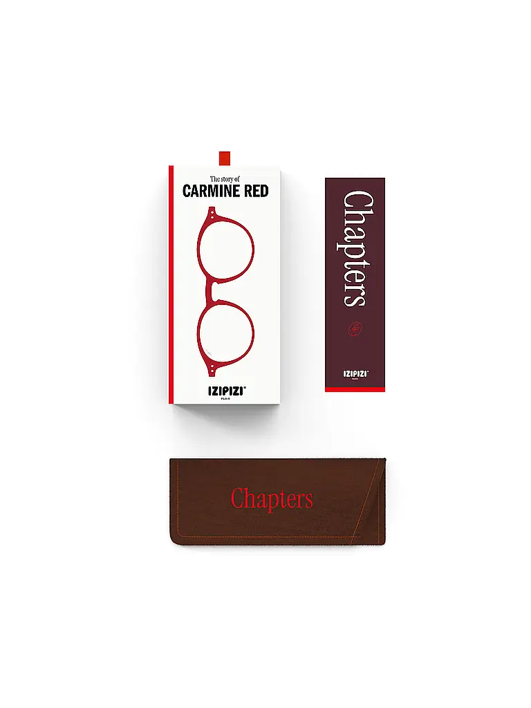 IZIPIZI | Lunettes de lecture READING #D | dunkelrot