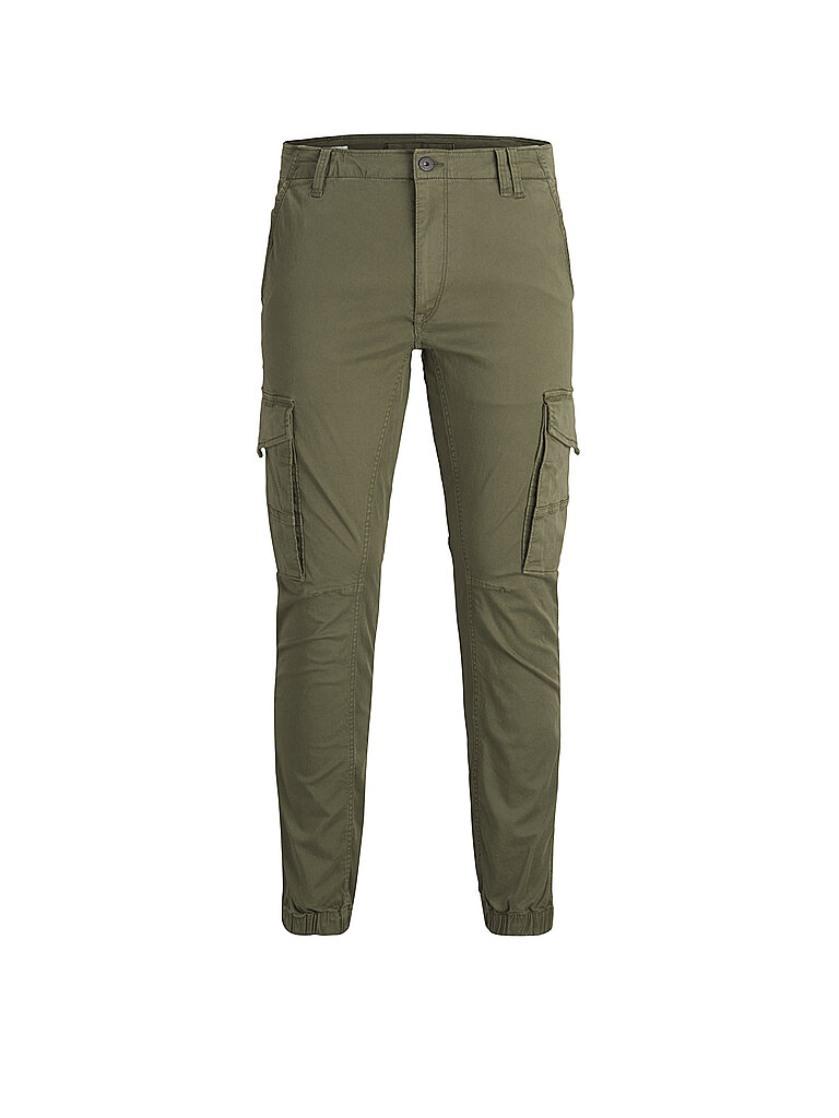 Pantalon cargo JJIPAUL JJFLAKE olive 32/L32