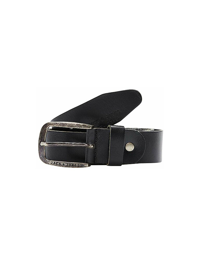 Ceinture en cuir JJIPAUL noir 80