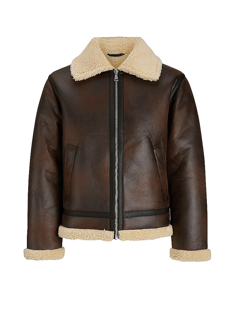 JACK & JONES Veste aspect cuir JORNORREBRO