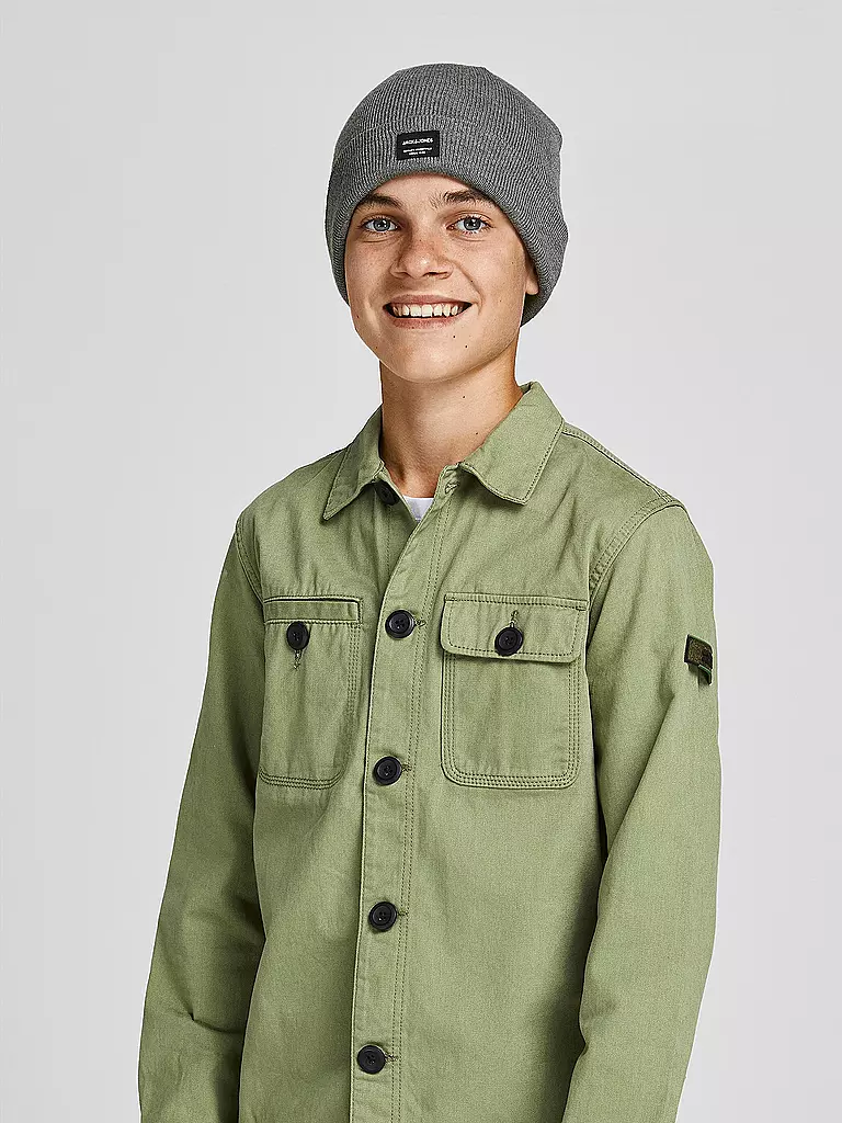 JACK & JONES | Bonnet enfant « DNA » | grau