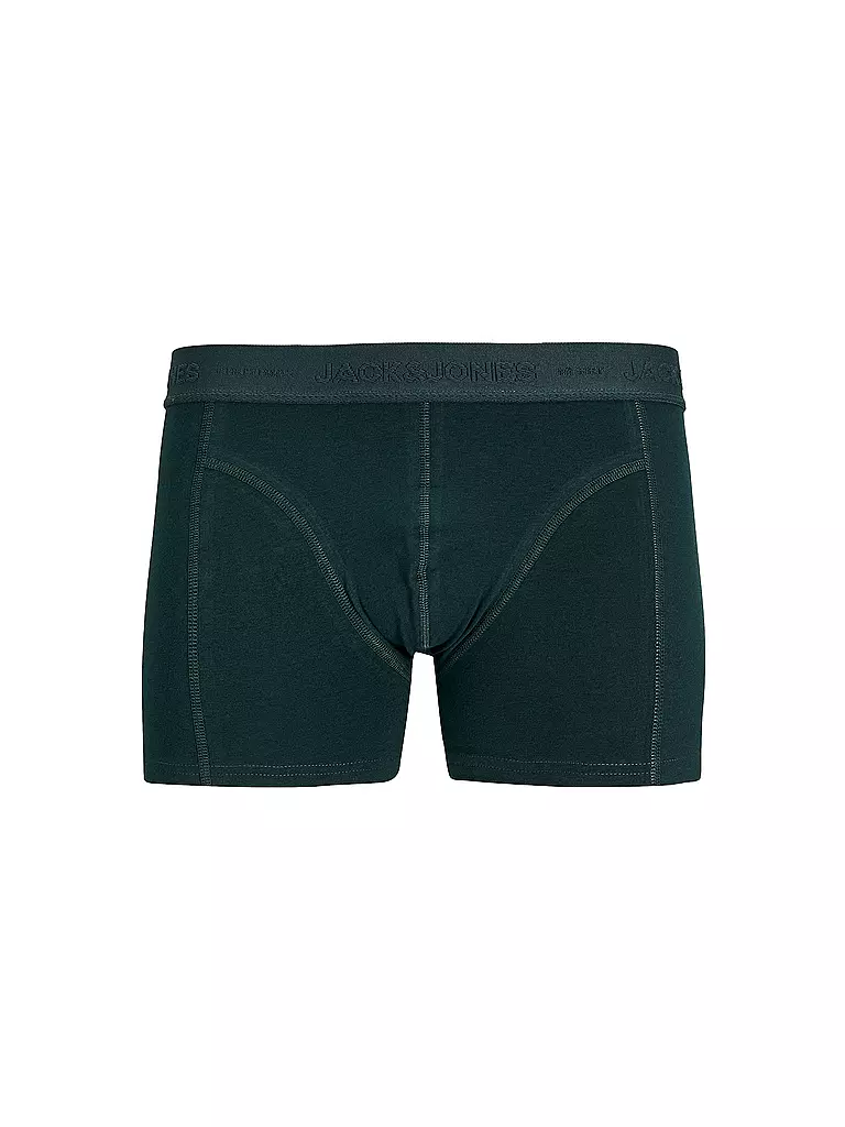 JACK & JONES | Boxershorts JACXMAS, lot de 3, scarab/rhubarb inkwell | 