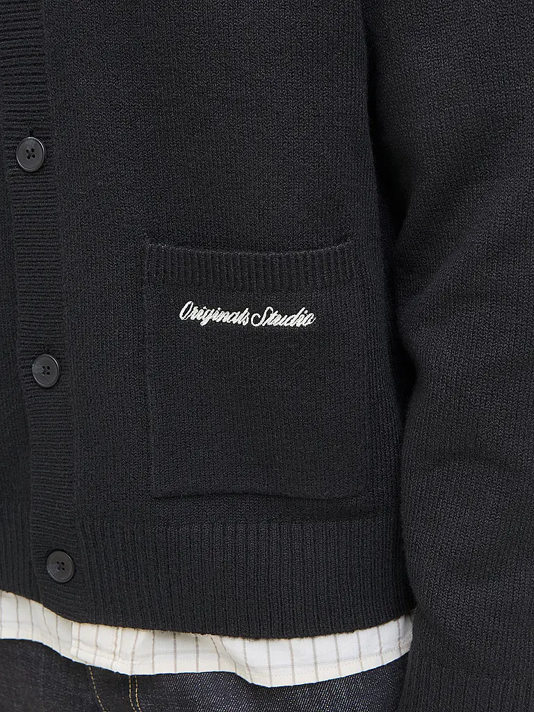 JACK & JONES | Cardigan JORNORREBRO | schwarz