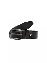 JACK & JONES | Ceinture en cuir " JJIPAUL " | Noir