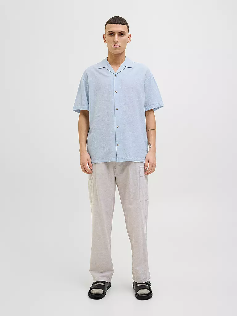 JACK & JONES | Chemise coupe regular JJESUMMER RESORT | hellblau