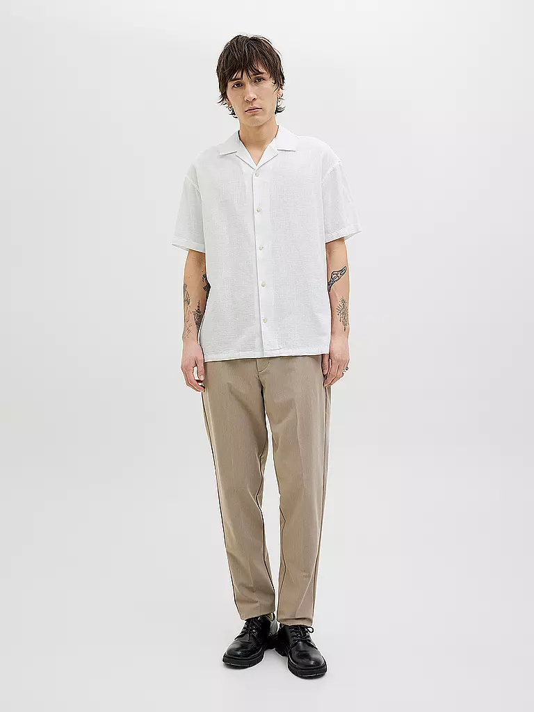 JACK & JONES | Chemise coupe regular JJESUMMER RESORT | weiss