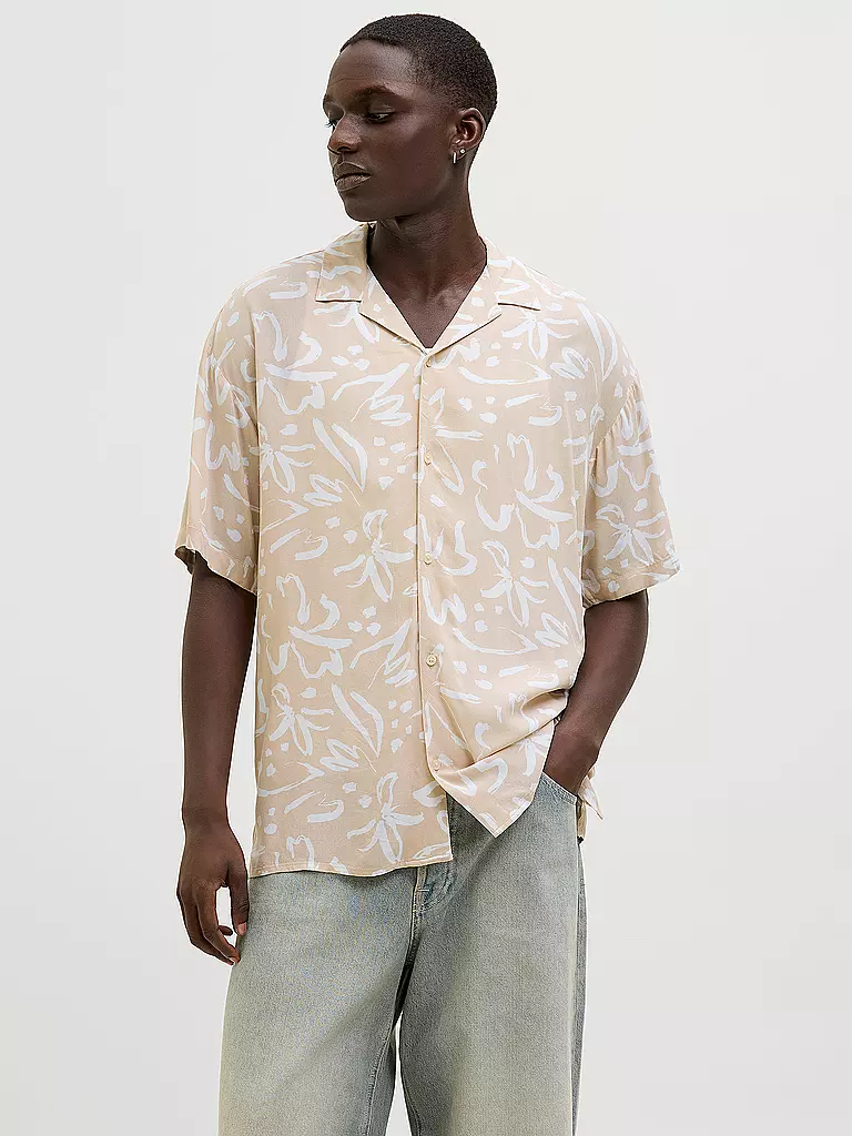 JACK & JONES | Chemise coupe regular JJJEFF MONOCHROME | beige