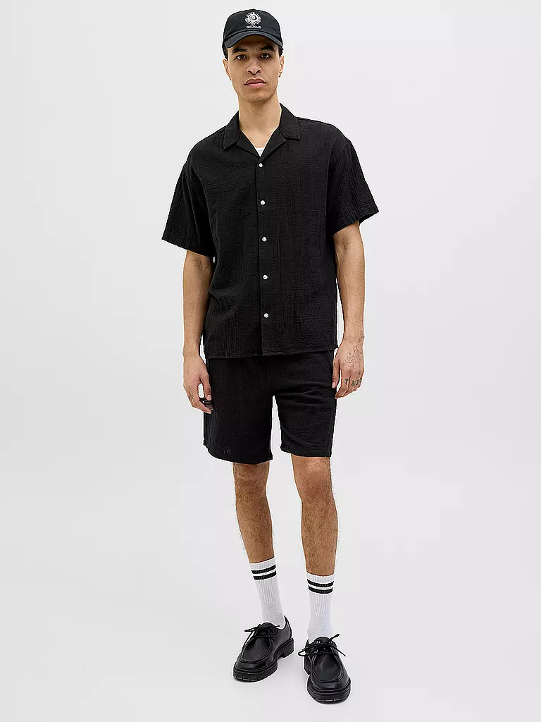 JACK & JONES | Chemise coupe regular JOREASTER PATRAS | schwarz