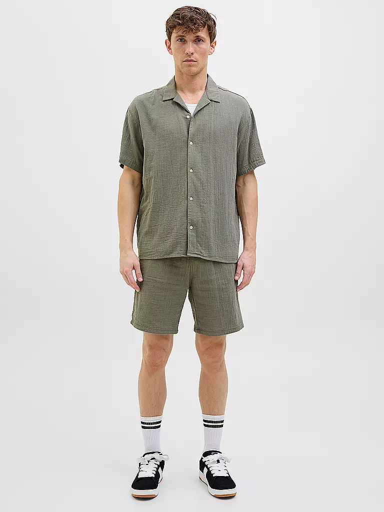 JACK & JONES | Chemise coupe regular JOREASTER PATRAS | olive