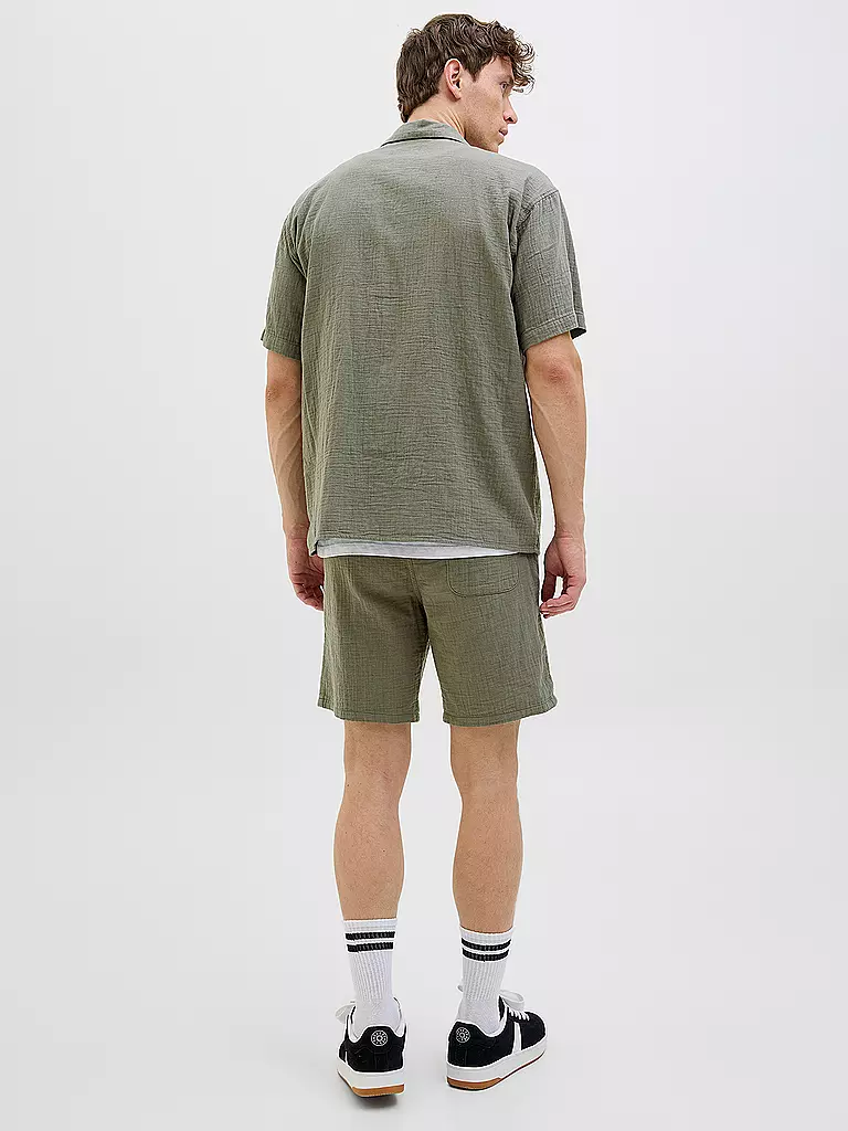 JACK & JONES | Chemise coupe regular JOREASTER PATRAS | olive