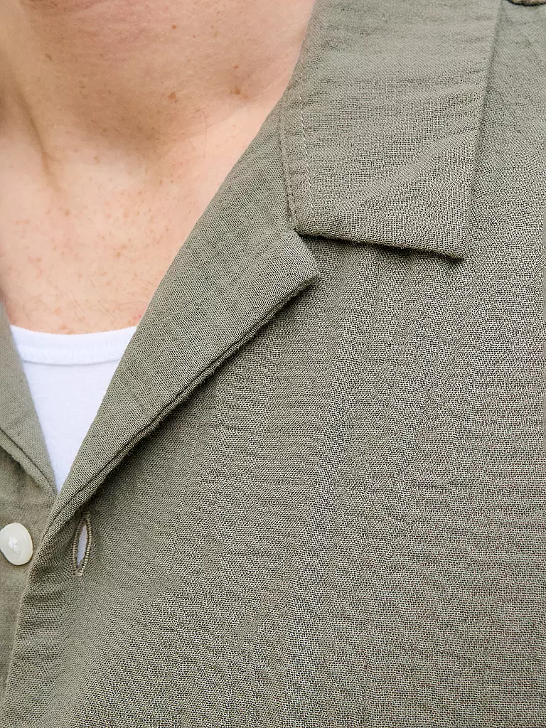 JACK & JONES | Chemise coupe regular JOREASTER PATRAS | olive