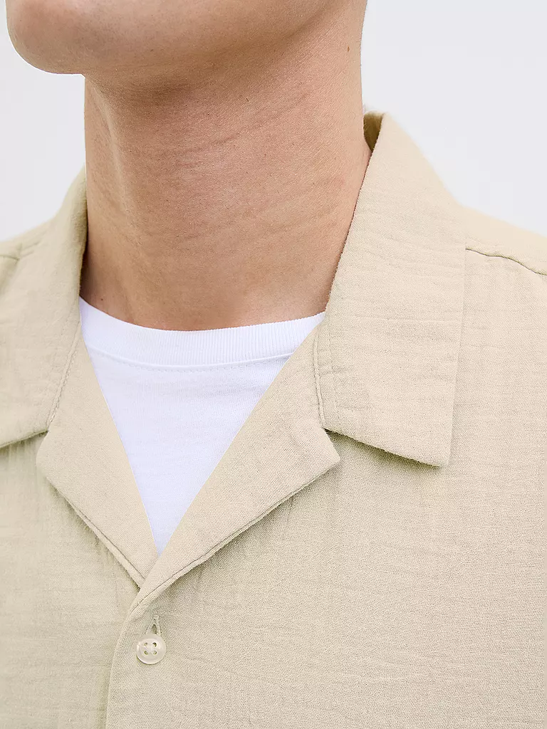 JACK & JONES | Chemise coupe regular JOREASTER PATRAS | beige
