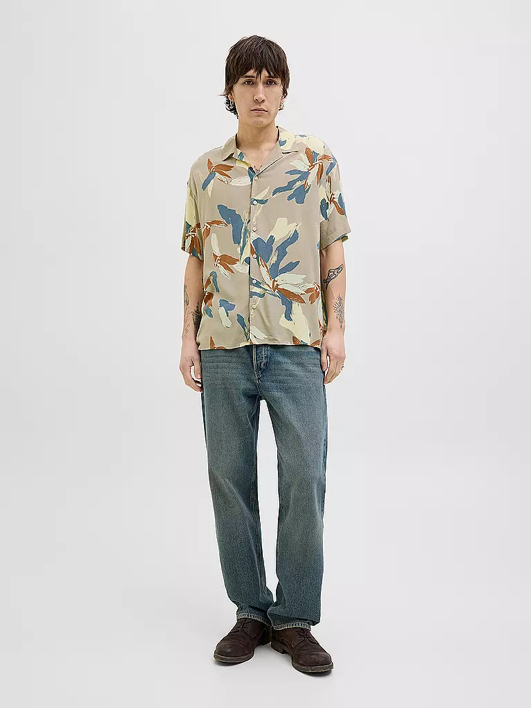JACK & JONES | Chemise coupe regular JORLUKE VARENNA | beige