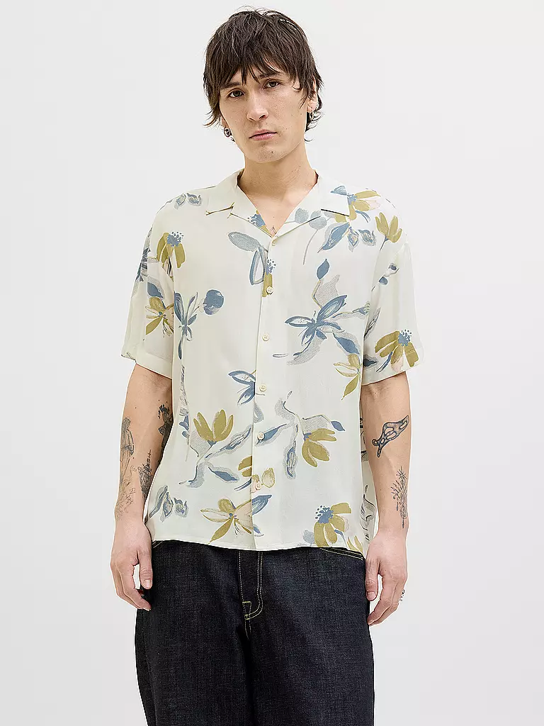 JACK & JONES | Chemise coupe regular JORLUKE VARENNA | creme