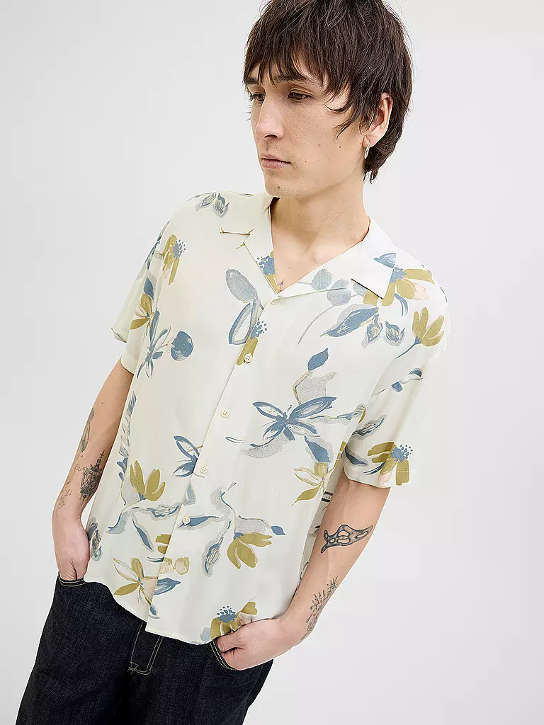 JACK & JONES | Chemise coupe regular JORLUKE VARENNA | creme