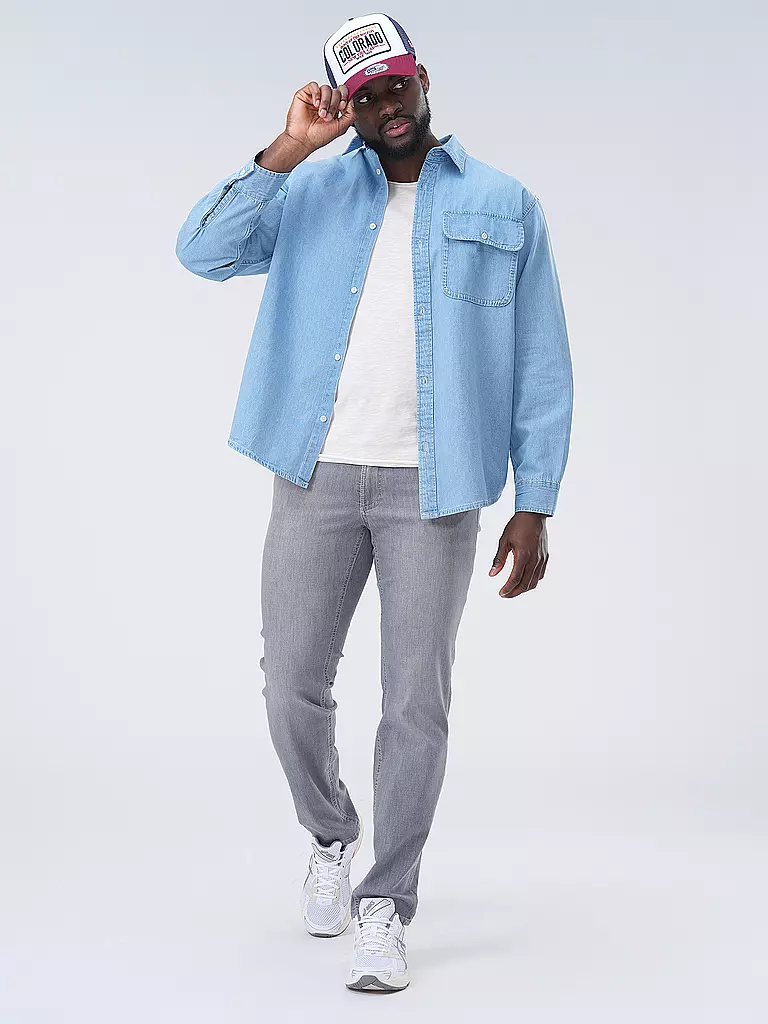 JACK & JONES | Chemise en jean JJIWILSON JJSHIRT | hellblau