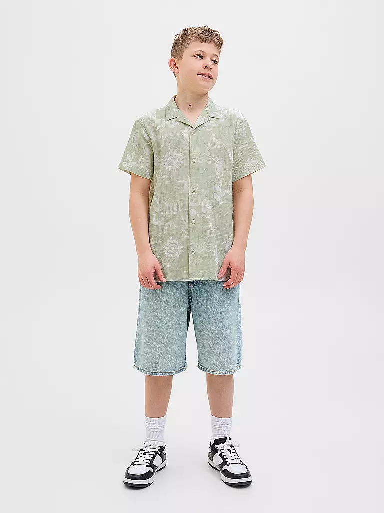 JACK & JONES | Chemise garçon JORLUKE CRINKLE | beige