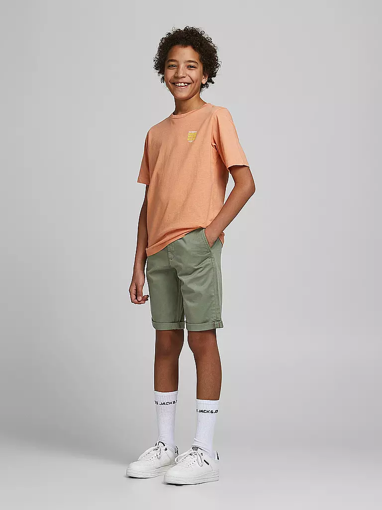 JACK & JONES | Chinoshort garçon " JJIBOWIE " | olive