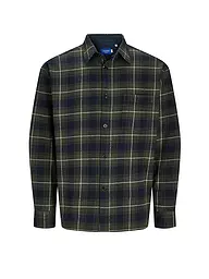 JACK & JONES | Flannelhemd Overshirt JORFREDERIKSBERG  | Noir