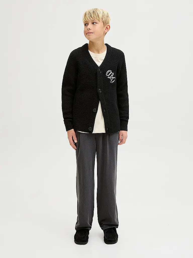 JACK & JONES | Gilet en tricot pour garçon JORBEDFORD | Noir