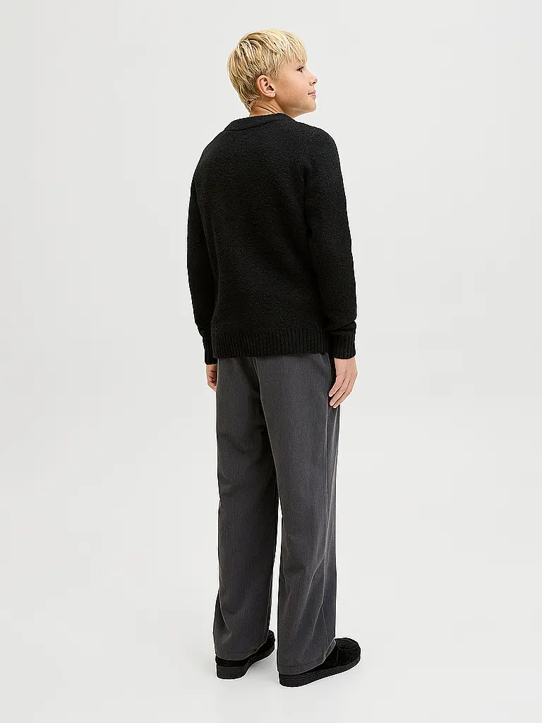 JACK & JONES | Gilet en tricot pour garçon JORBEDFORD | Noir