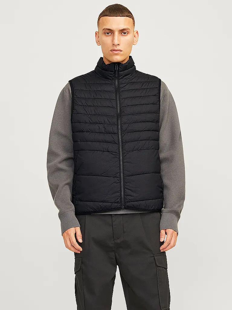 JACK & JONES | Gilet matelassé JJESTATE | schwarz