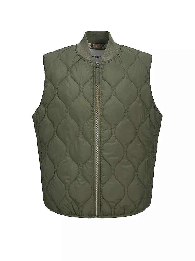 JACK & JONES | Gilet matelassé JJKODA | olive