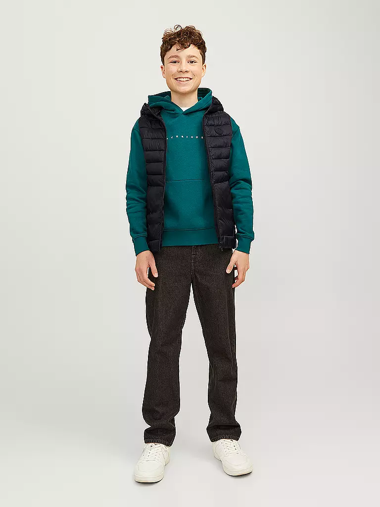 JACK & JONES | Gilet matelassé pour garçon JJESPRINT PUFFER | schwarz