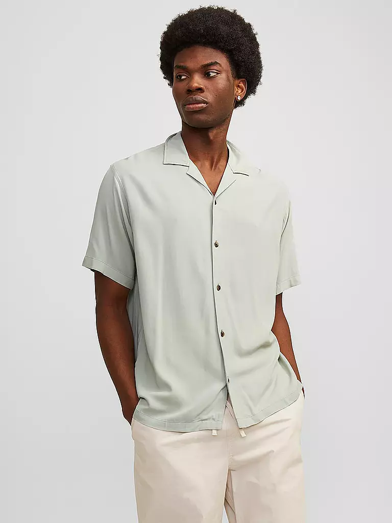 JACK & JONES | Hemd Regular Fit JJEJEFF | Vert clair