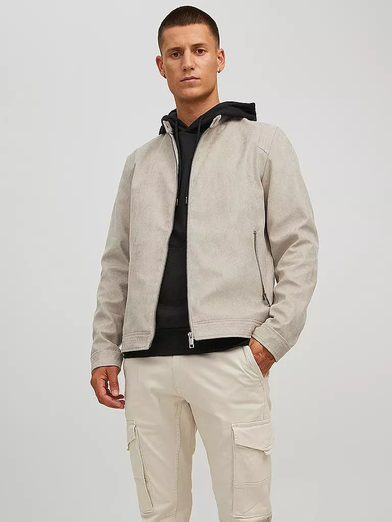 JACK & JONES | Jacke in Lederoptik JJEROCKY | Beige