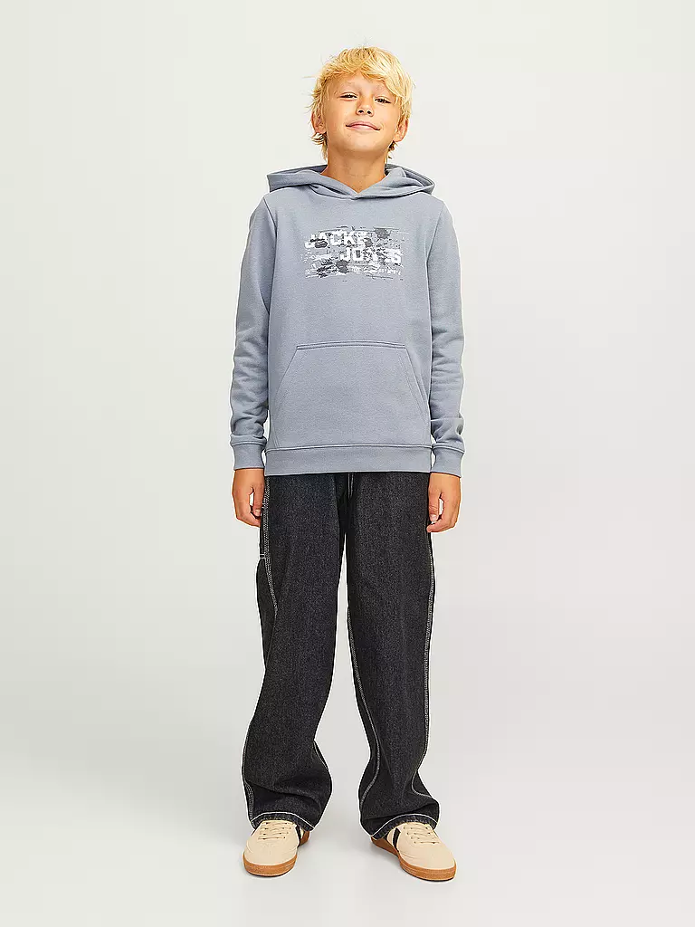 JACK & JONES | Jeans Baggy Fit JJIALEX pour garçon | schwarz