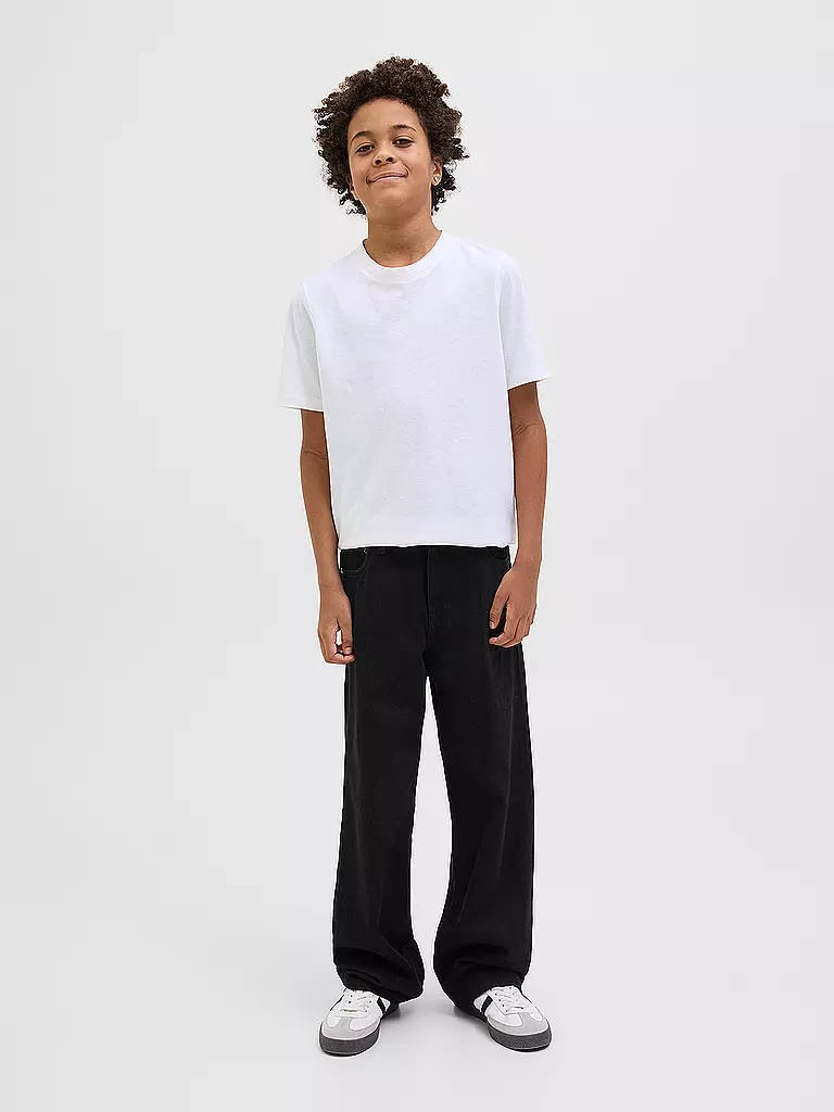 JACK & JONES | Jeans garçon coupe fuselée JJIALEX JJORIGINAL | Noir