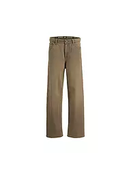 JACK & JONES | Jeans garçon coupe fuselée JJIALEX | Marron
