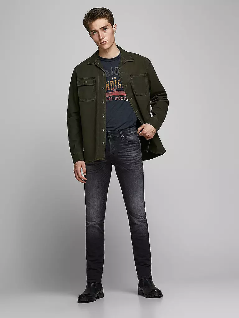 JACK & JONES | Jeans Slim Fit " JJIGLENN JJICON " | Noir
