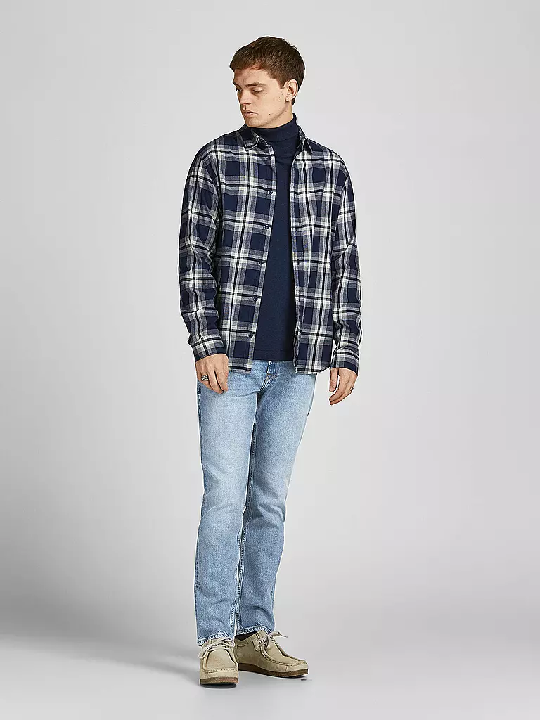 JACK & JONES | Jeans Slim Fit JJIGLENN  | Bleu