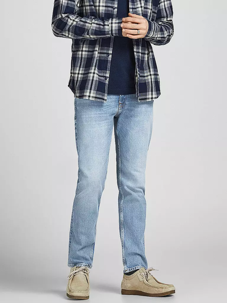 JACK & JONES | Jeans Slim Fit JJIGLENN  | Bleu