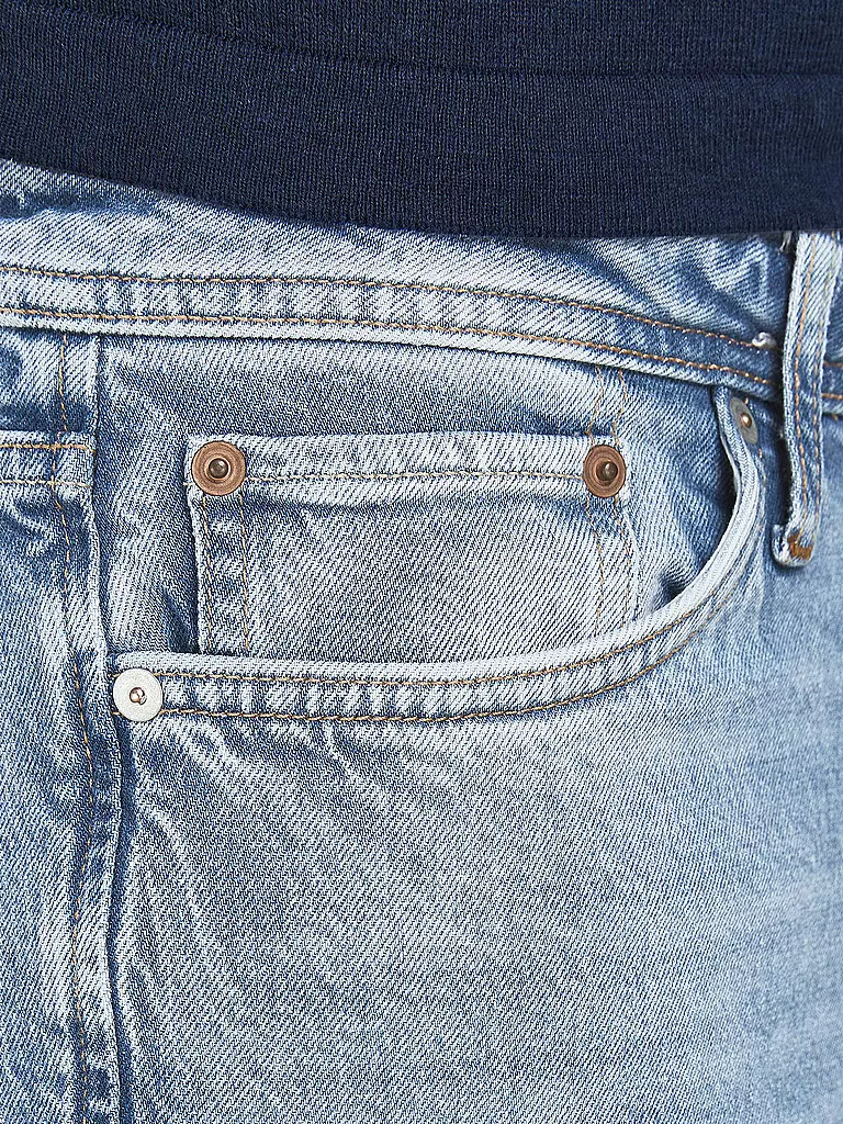 JACK & JONES | Jeans Slim Fit JJIGLENN  | Bleu