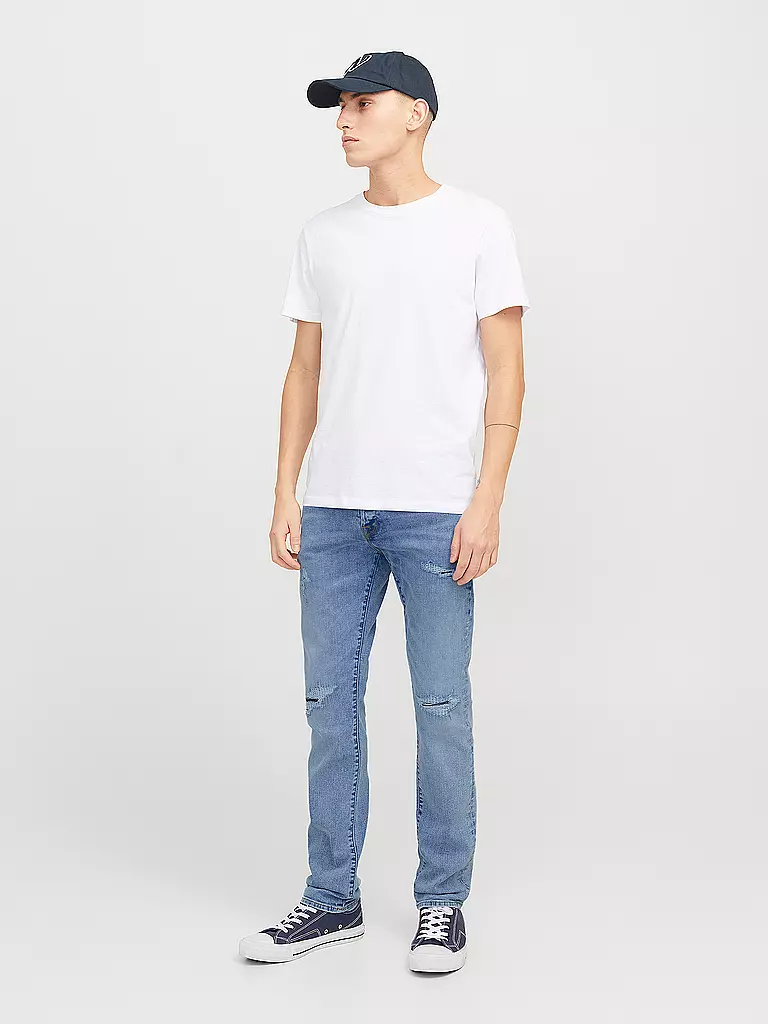 JACK & JONES | Jeans Slim Fit JJIGLENN JJFOX | Bleu