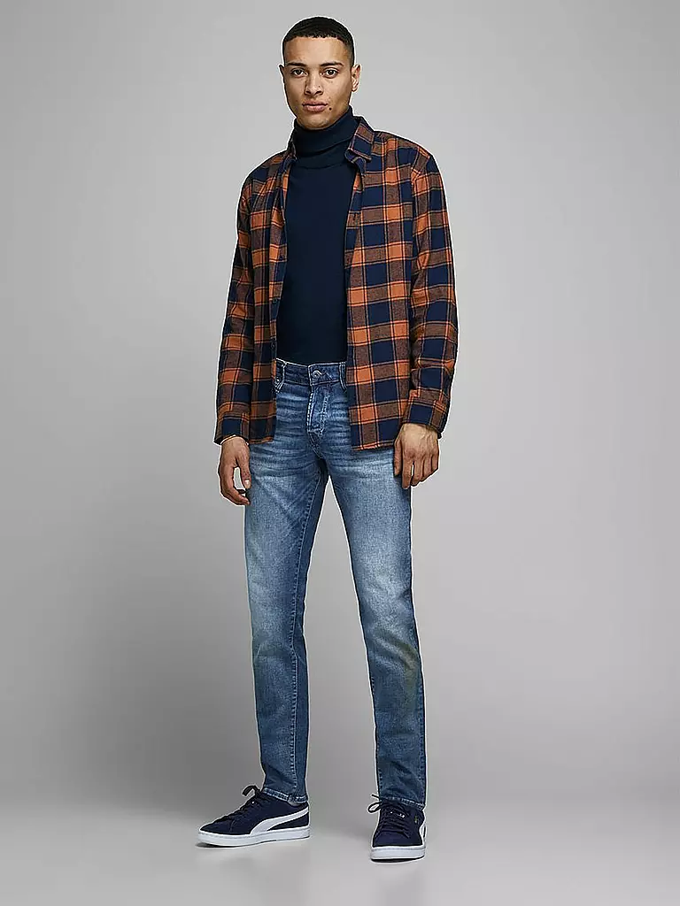 JACK & JONES | Jeans Slim Fit JJIGLENN JJICON | Bleu
