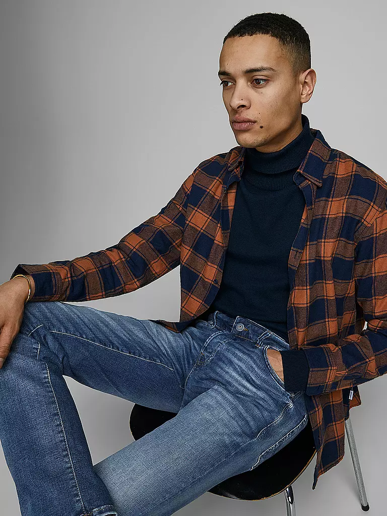 JACK & JONES | Jeans Slim Fit JJIGLENN JJICON | Bleu