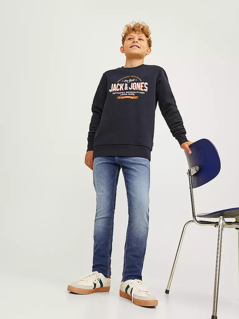 JACK & JONES | Jeans slim fit JJIGLENN pour garçon | blau