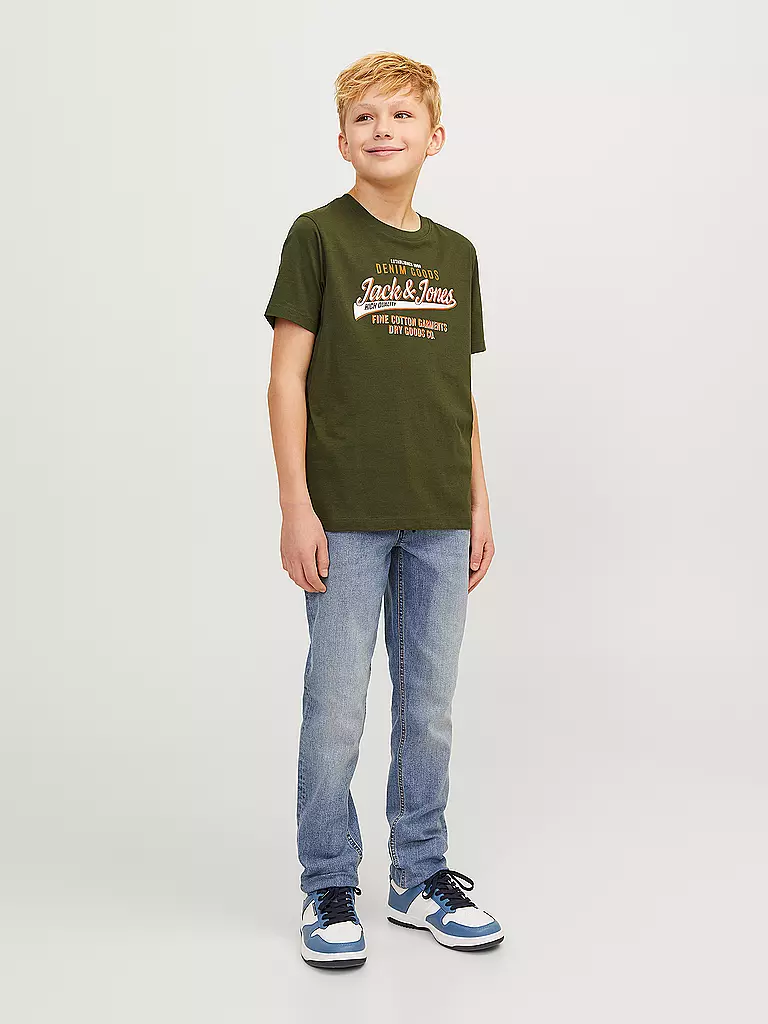 JACK & JONES | Jeans slim fit JJIGLENN pour garçon | blau