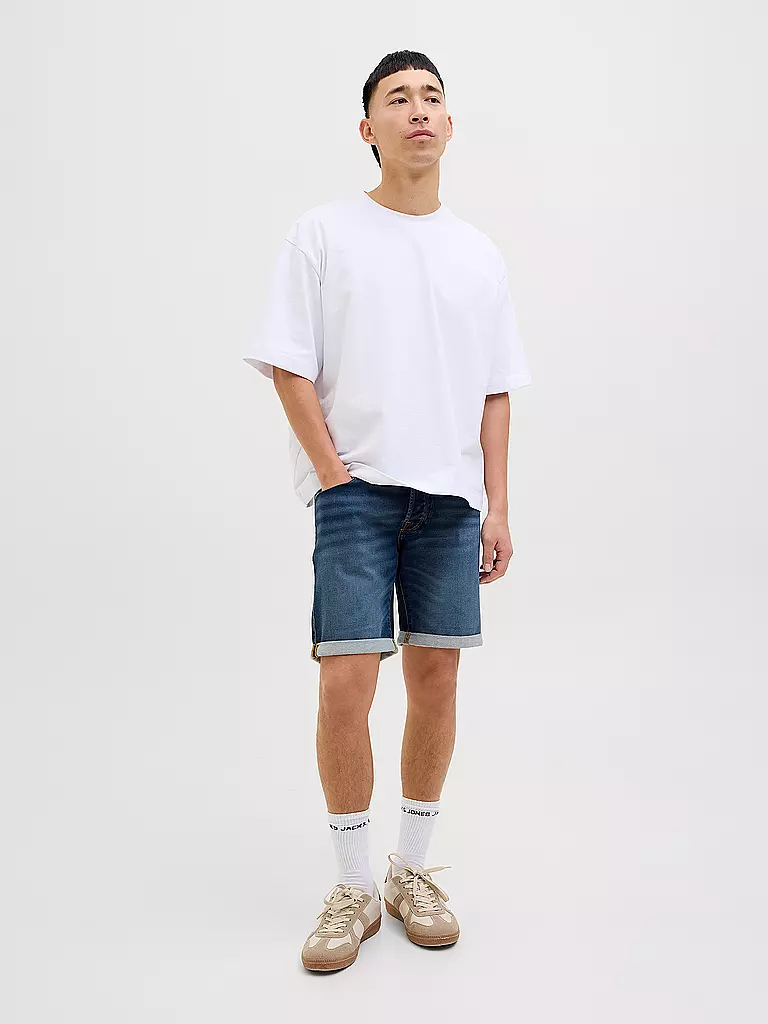 JACK & JONES | Jeansshorts JJIRICK JJICON | Bleu