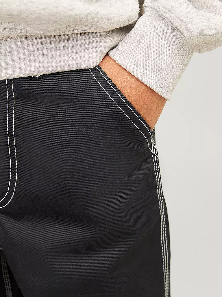 JACK & JONES | Jungen Hose JPSTALEX JJCONTRAST | Noir