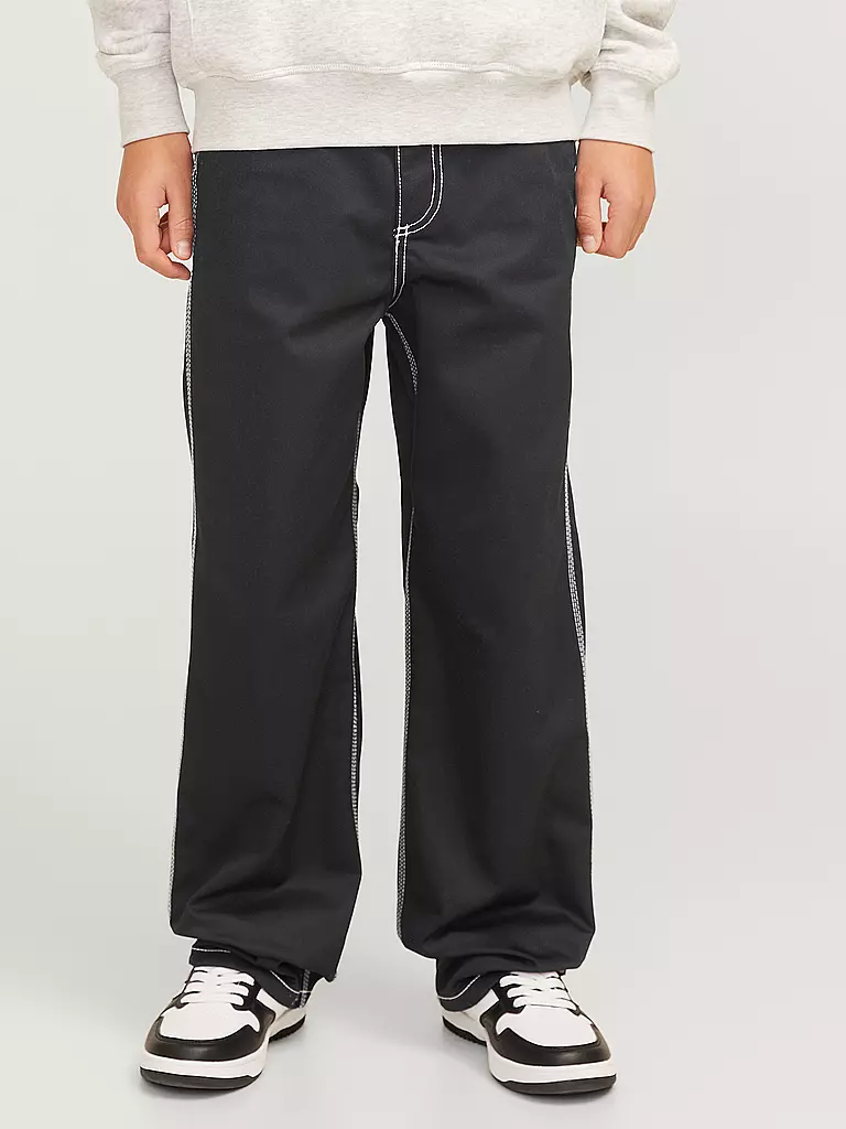 JACK & JONES | Jungen Hose JPSTALEX JJCONTRAST | Noir