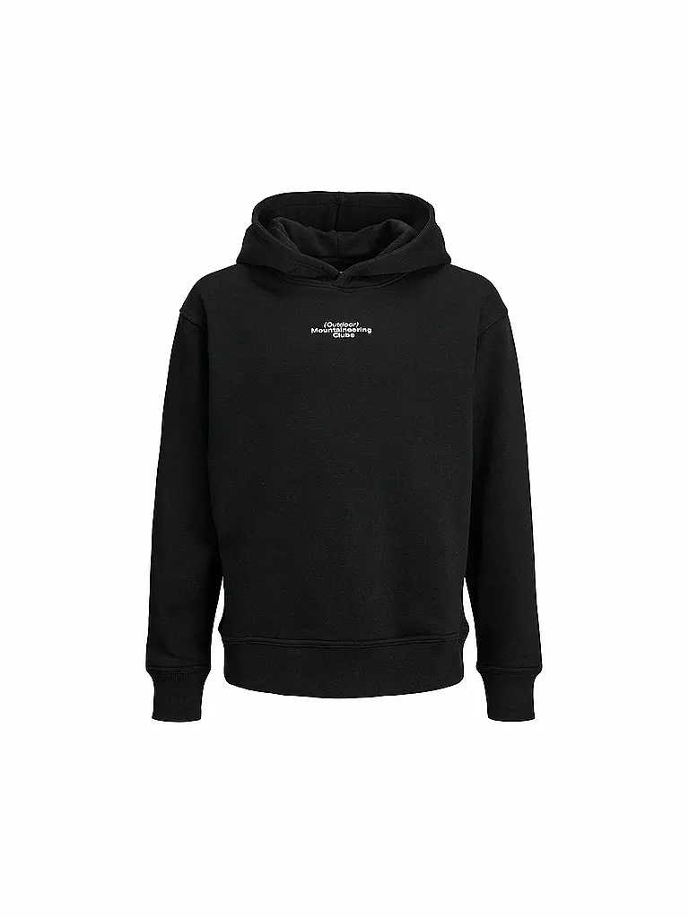 JACK & JONES | Jungen Kapuzensweater - Hoodie JCOALPHA MOUNTAIN | Noir