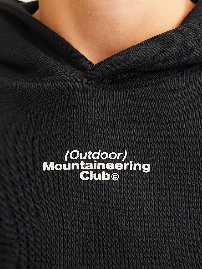 JACK & JONES | Jungen Kapuzensweater - Hoodie JCOALPHA MOUNTAIN | Noir