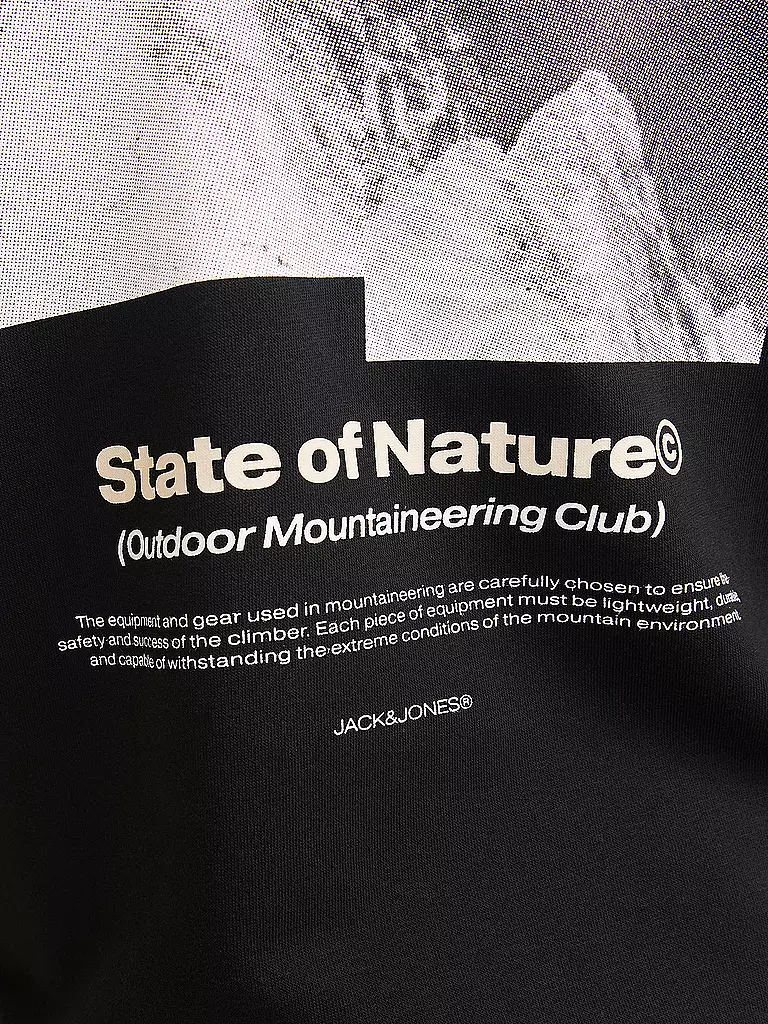 JACK & JONES | Jungen Kapuzensweater - Hoodie JCOALPHA MOUNTAIN | Noir