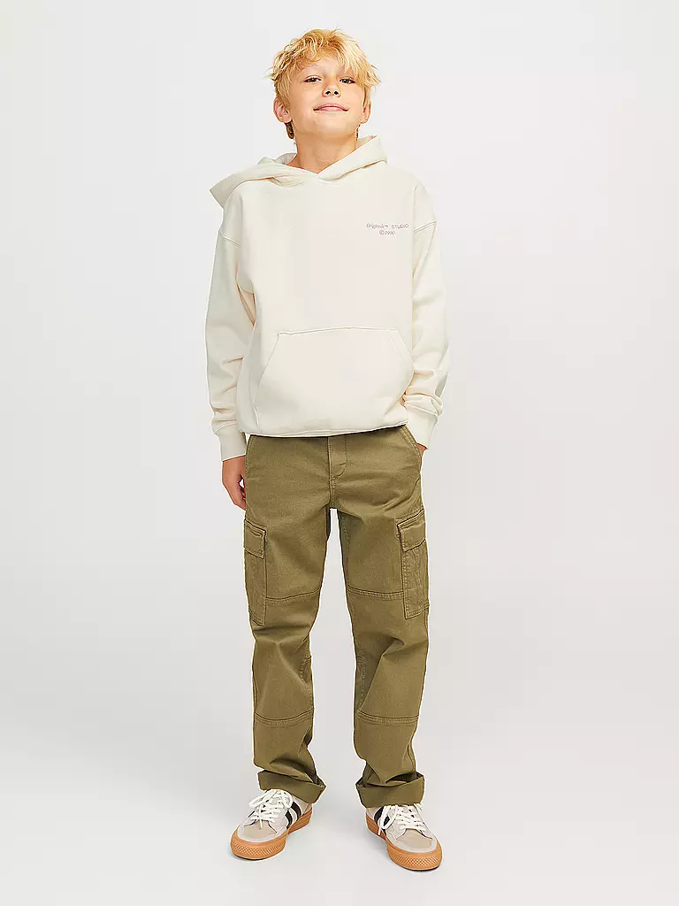 JACK & JONES | Jungen Kapuzensweater - Hoodie JORNOHO  | Blanc